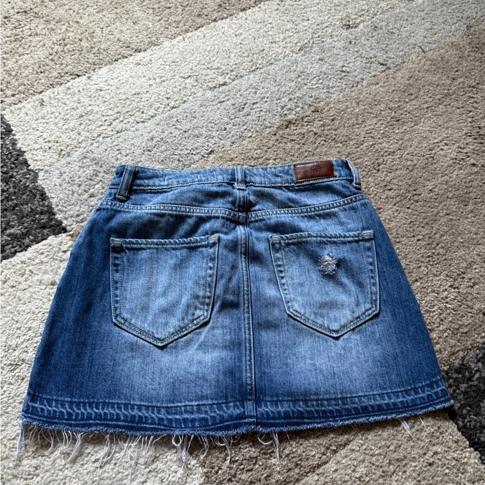 Hollister Blue Mini Skirt Casual Night Out - Picture 2 of 8